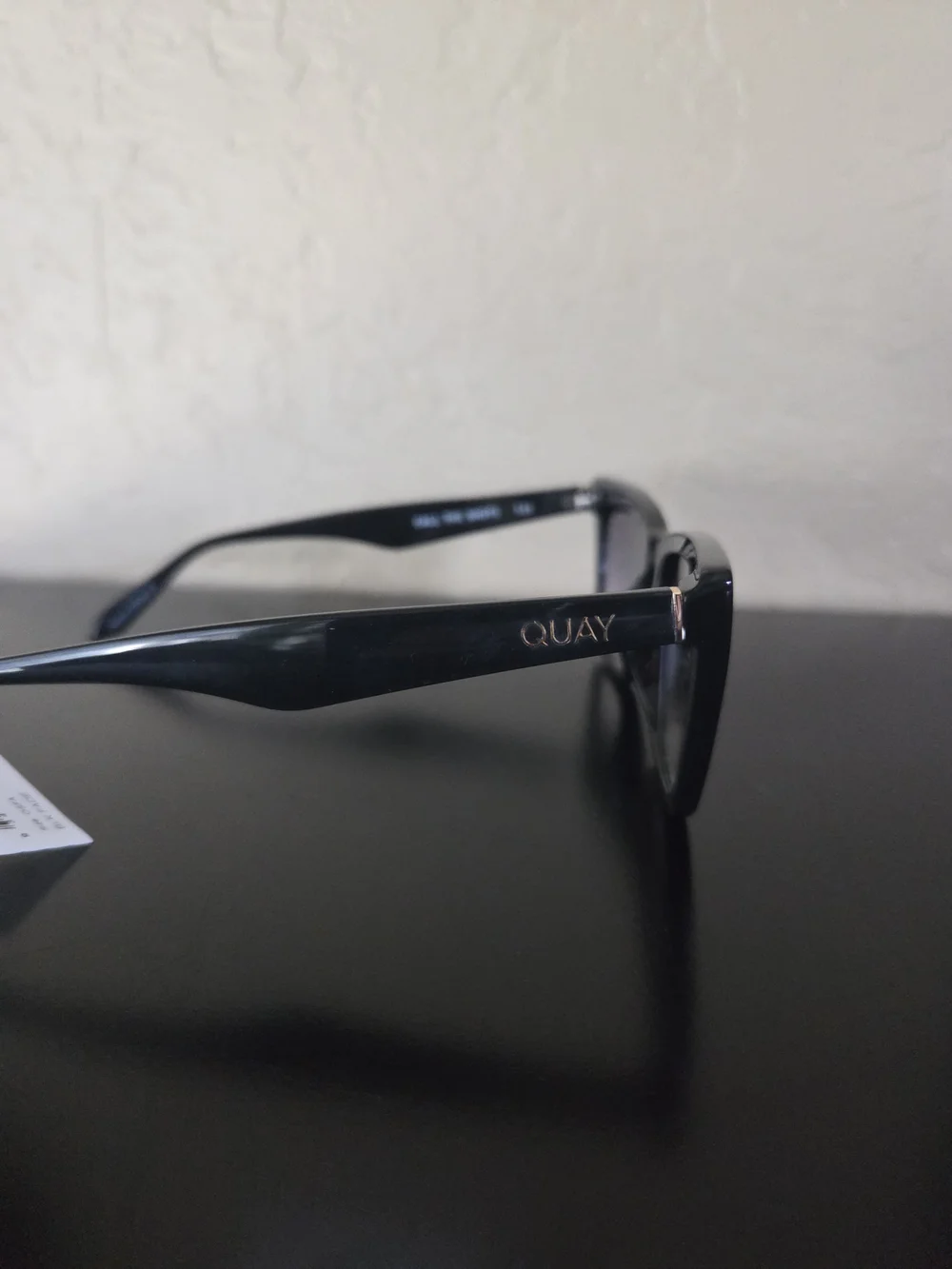 Quay Black Cat Eye Sunglasses